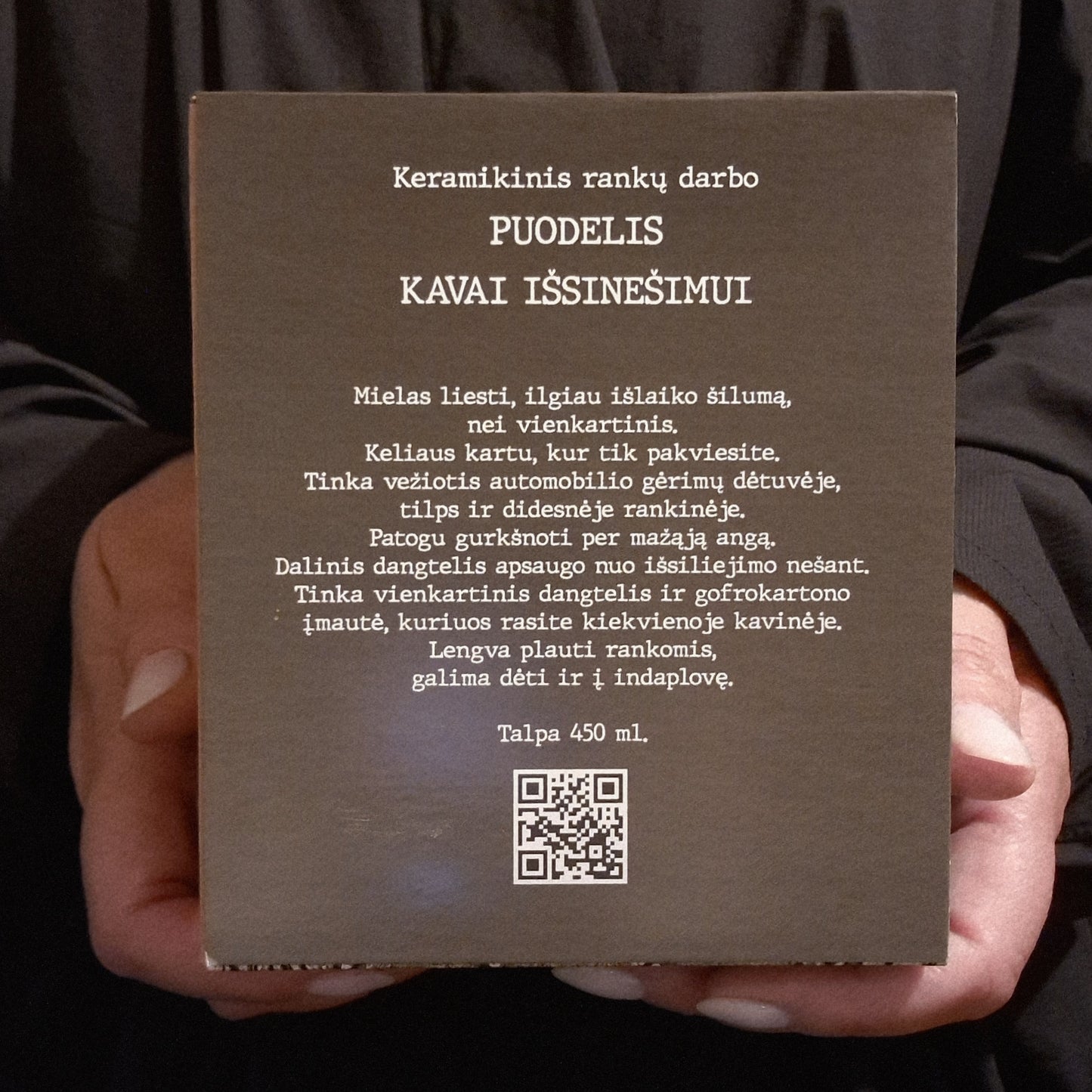 Kavos puodelis išsinešimui PYNIMĖLIS